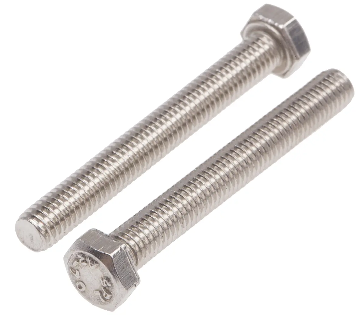 Produktfoto 1 von RS PRO x 40 mm Sechskantschraube, Edelstahl, DIN 933