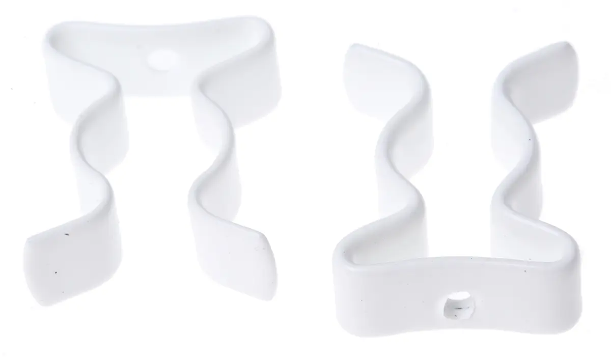 Produktfoto 1 von RS PRO 9.53 mm Nylon Edelstahl Federklemme x 6.35 mm 2.2 mm