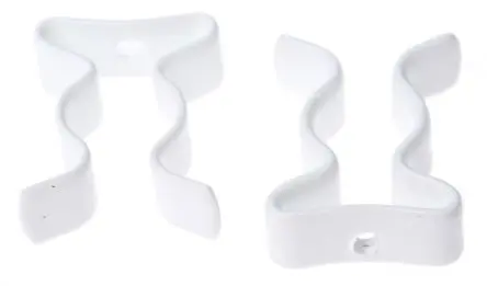 Produktfoto 1 von RS PRO 9.53 mm Nylon Edelstahl Federklemme x 6.35 mm 2.2 mm