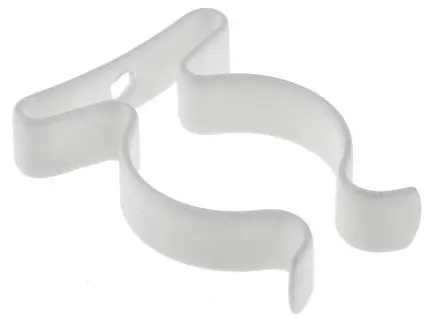 Produktfoto 1 von RS PRO 25.4 mm Nylon Edelstahl Federklemme x 7.94 mm 3.6 mm