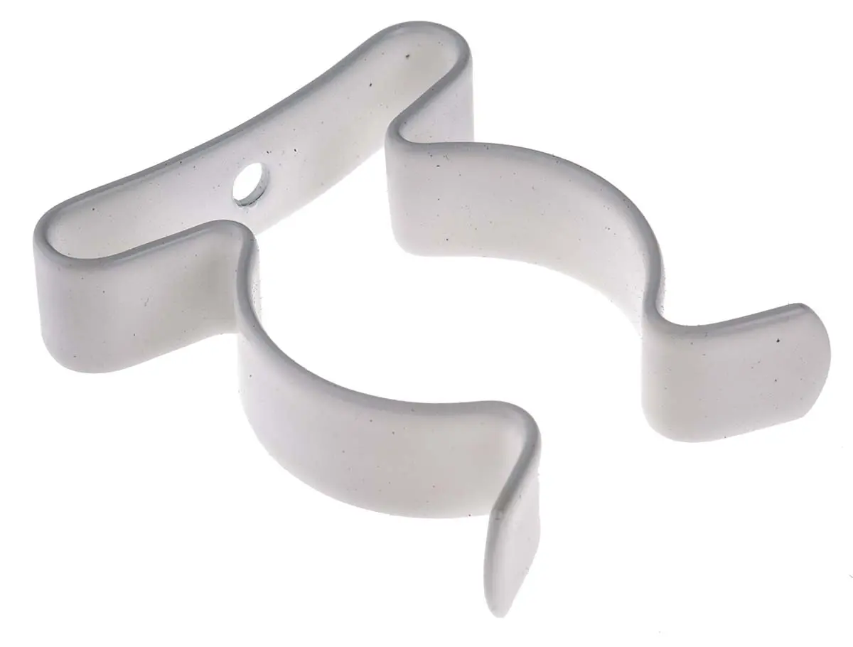 Produktfoto 1 von RS PRO 38.1 mm Nylon Edelstahl Federklemme x 12.7 mm 3.6 mm
