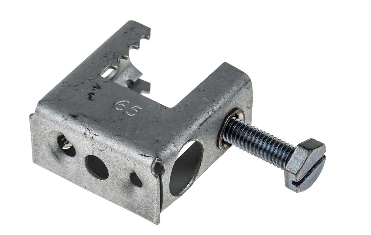 Produktfoto 1 von RS PRO Trägerklemme, max. 45kg 18 mm