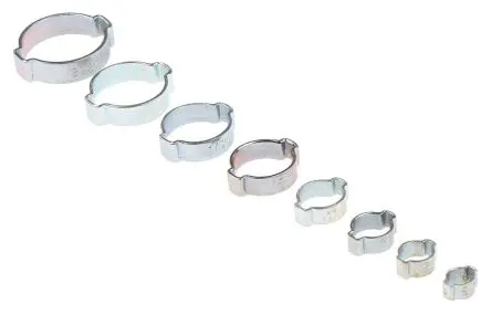 Produktfoto 1 von RS PRO Stahl zinkplattiert Schlauchschellen Sortiment, 200 Stück 27 mm 23 mm