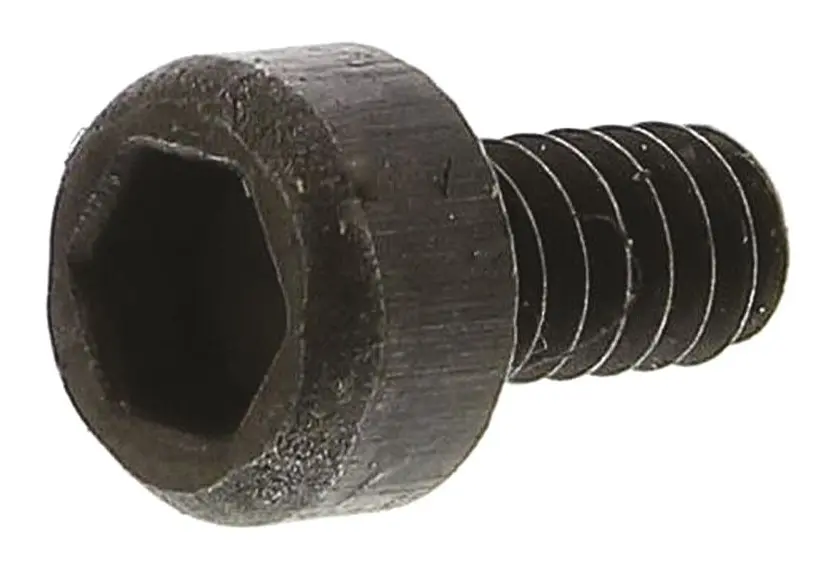 Produktfoto 1 von RS PRO Zylinderkopf Innensechskantschraube, Stahl schwarz passiviert, M1.6 x 0.35mm, 3mm