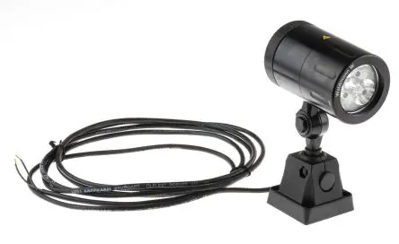 Produktfoto 1 von Waldmann LED Maschinenleuchte Schwenkarm / 6 W, 85 mm 24V ac/dc Arm starr, Kopf verstellbar