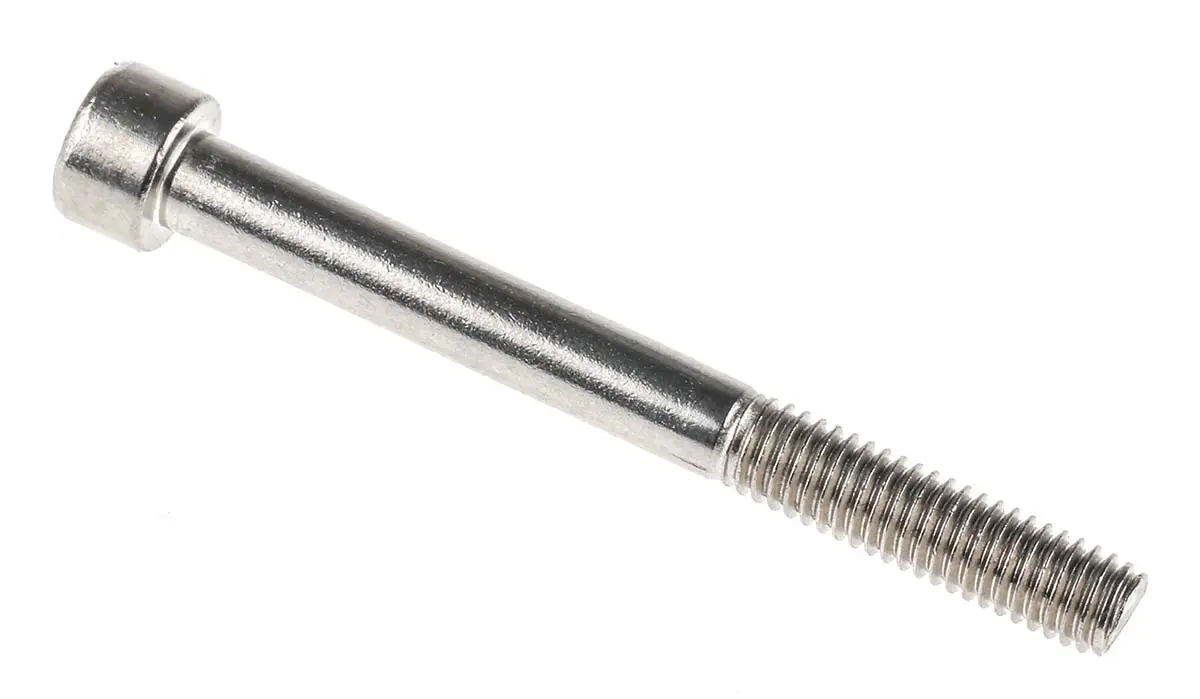 Produktfoto 1 von RS PRO Zylinderkopf Innensechskantschraube, Edelstahl A2, M6 x 1mm, 60mm