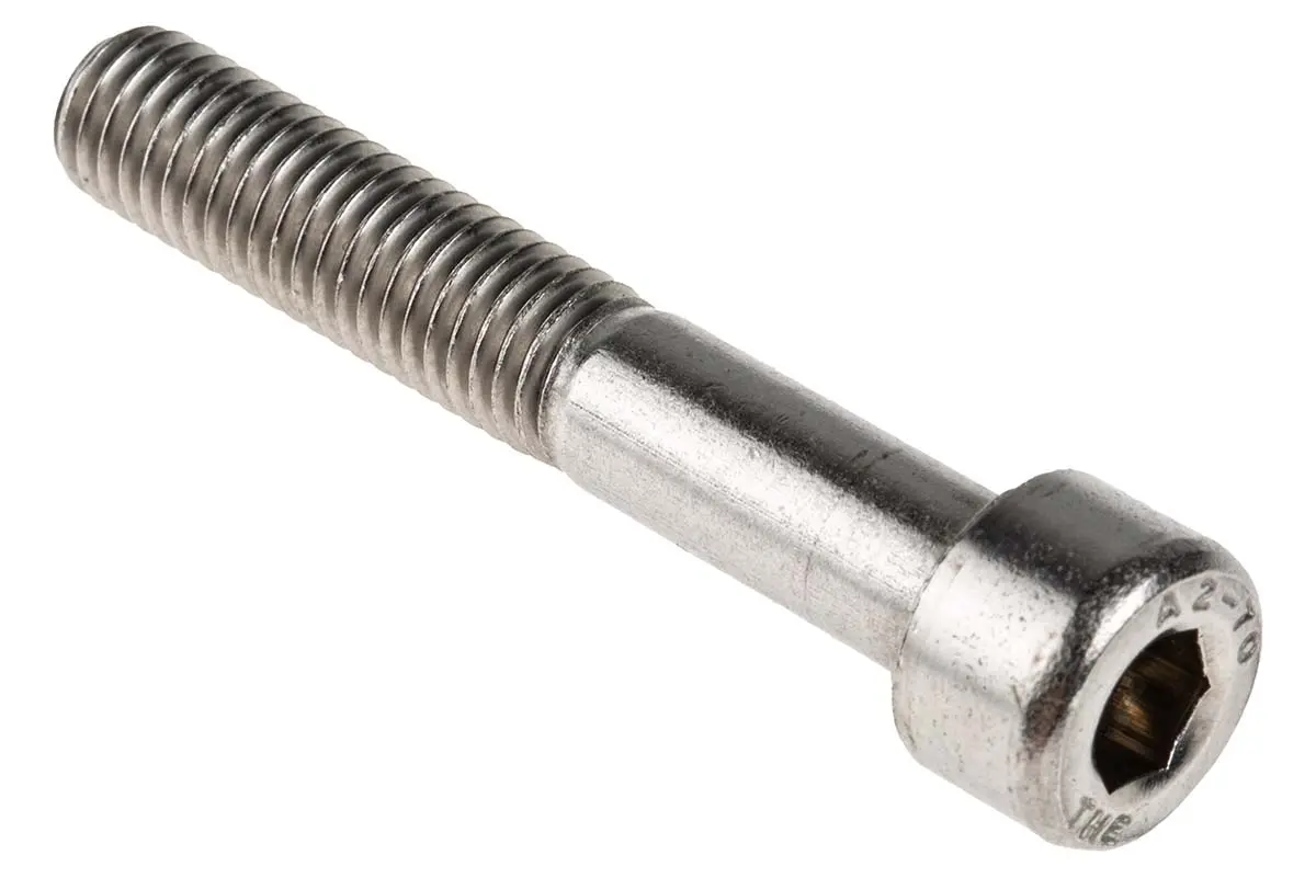 Produktfoto 1 von RS PRO Zylinderkopf Innensechskantschraube, Edelstahl A2, M8 x 1.25mm, 50mm