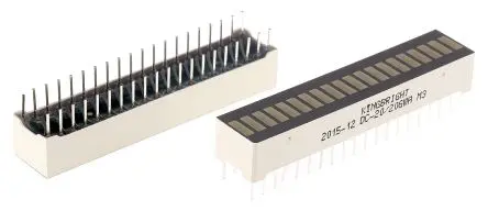 Produktfoto 1 von Kingbright DC20/20YWA LED-Anzeige Balkendiagramm-Display mit automatischer Hinterleuchtung, Grün 568nm Zeichenhöhe 5.08