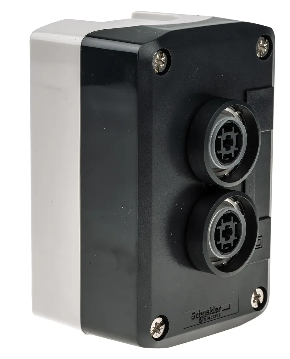 Produktfoto 1 von Schneider Electric Federrückstellung Harmony XALD Drucktaste-Steuerstation Grün, Rot Polycarbonat, IP69K, IP66, IP67