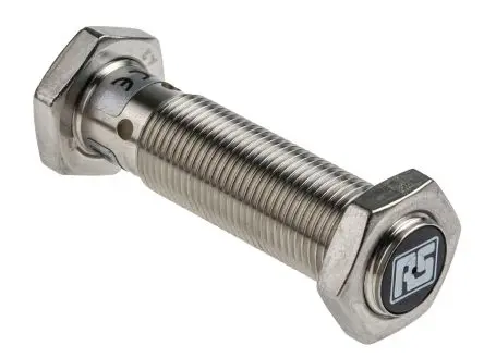 Produktfoto 1 von RS PRO M12 Induktiver Näherungssensor, Gewinderohr PnP / 200mA 3 mm, IP68 30 V dc