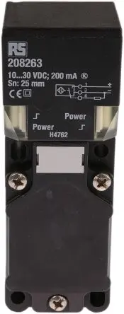 Produktfoto 1 von RS PRO M12 Induktiver Näherungssensor, Kubisch PnP / 200mA 25 mm, IP68 30 V dc