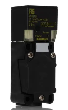 Produktfoto 1 von RS PRO M20 Induktiver Näherungssensor, Kubisch PnP / 200mA 40 mm, IP68 30 V dc