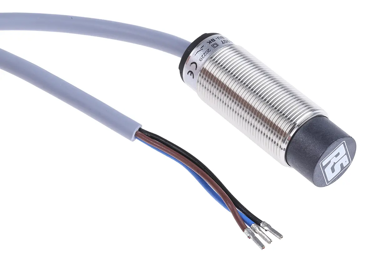Produktfoto 1 von RS PRO M18 Näherungssensor Induktiv, Gewinderohr 12 mm PNP 10 → 30 V dc / 200 mA NO, IP68