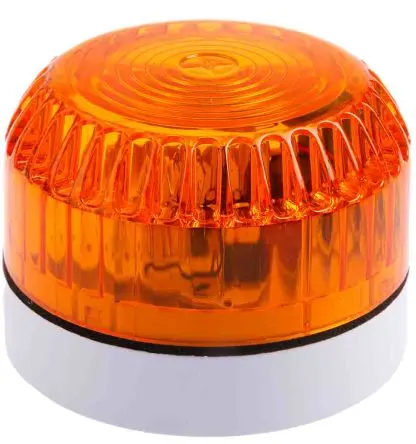 Produktfoto 1 von Eaton Fulleon, Solex Xenon Filament/Warnsummer Signalleuchte 60V dc Gelb Oberfläche, Ø 93 mm x 65 mm IP21C, IP66