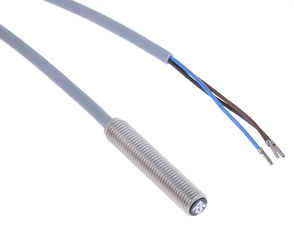 Produktfoto 1 von RS PRO M8 Näherungssensor Induktiv, Gewinderohr 1,5 mm PNP 10 → 30 V dc / 150 mA NO, IP68