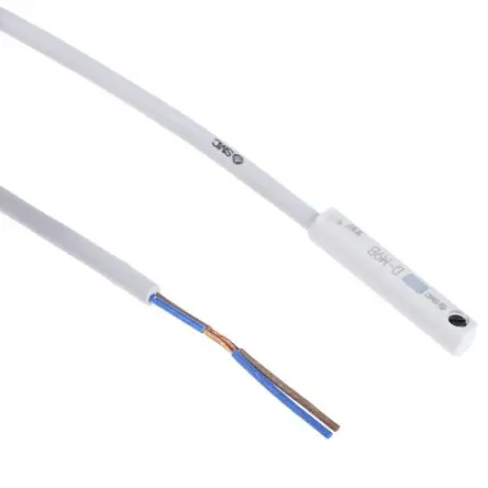Produktfoto 1 von SMC Pneumatik-Schalter D-M9 2-Draht-Kabel mit offenem Ende Halbleiterrelais 24V dc LED Signalleuchten