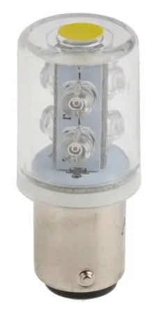 Produktfoto 1 von RS PRO LED Leuchte Dauer-Licht 24V ac/dc Gelb, 20 mm x 42 mm
