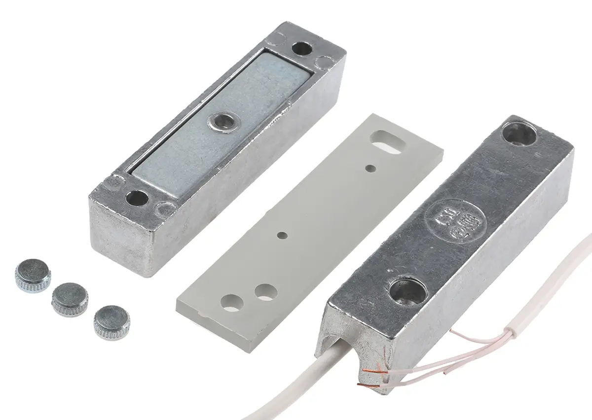 Produktfoto 1 von ABUS Security-Center Tür- und Fensterschalter Oberfläche, Türschalter Öffner, 20 V dc / 1 A, 18 mm x 19 mm x 80 mm