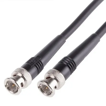Produktfoto 1 von Radiall Cable Assembly Koaxialkabel Stecker, 75 Ω Stecker, 3 m, BNC / BNC, Schwarz