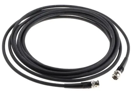 Produktfoto 1 von Radiall Cable Assembly Koaxialkabel Stecker, 75 Ω Stecker, 5 m, BNC / BNC, Schwarz