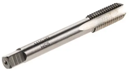 Produktfoto 1 von RS PRO Gewindebohrer Satz HSS Hand, Metrisch Gerade Nut, Rechtsgewinde, 3-teilig M10