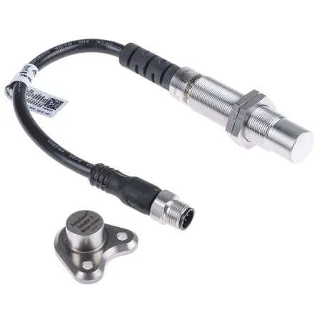 Produktfoto 1 von Guardmaster 440N RFID M12 Berührungsloser Sicherheitsschalter 24V dc aus Edelstahl, 2 Öffner, Kodierschalter Betätiger