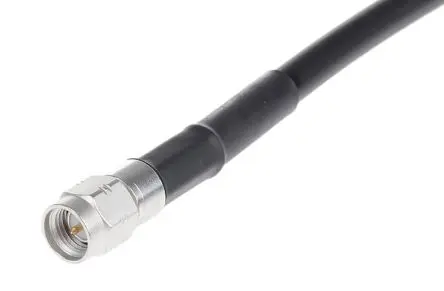 Produktfoto 1 von Radiall Cable Assembly Koaxialkabel Stecker, 50 Ω Stecker, 1 m, SMA / SMA, Schwarz
