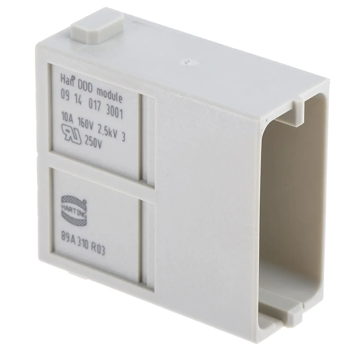 Produktfoto 1 von HARTING Han-Modular Robustes Power Steckverbinder-Modul, 17-polig 10A Stecker, Modul Crimp
