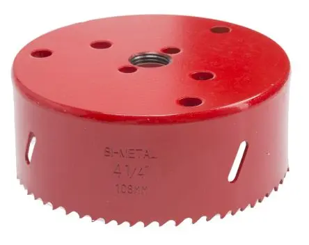 Produktfoto 1 von RS PRO, Ø 108 mm HSS Bohrer 1-Stk. / Bohrtiefe 32 mm
