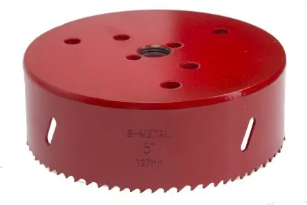 Produktfoto 1 von RS PRO, Ø 127 mm HSS Bohrer 1-Stk. / Bohrtiefe 32 mm