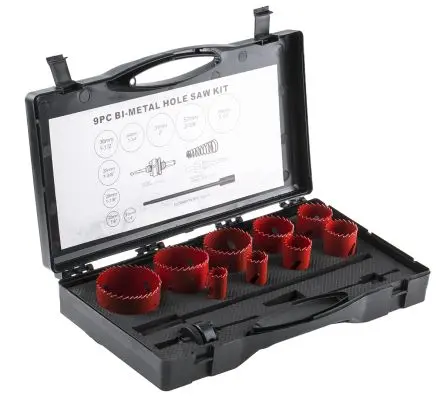 Produktfoto 1 von RS PRO, Ø 64 mm Bimetall Bohrer Zentrierbohrer inkl. 6-Stk.