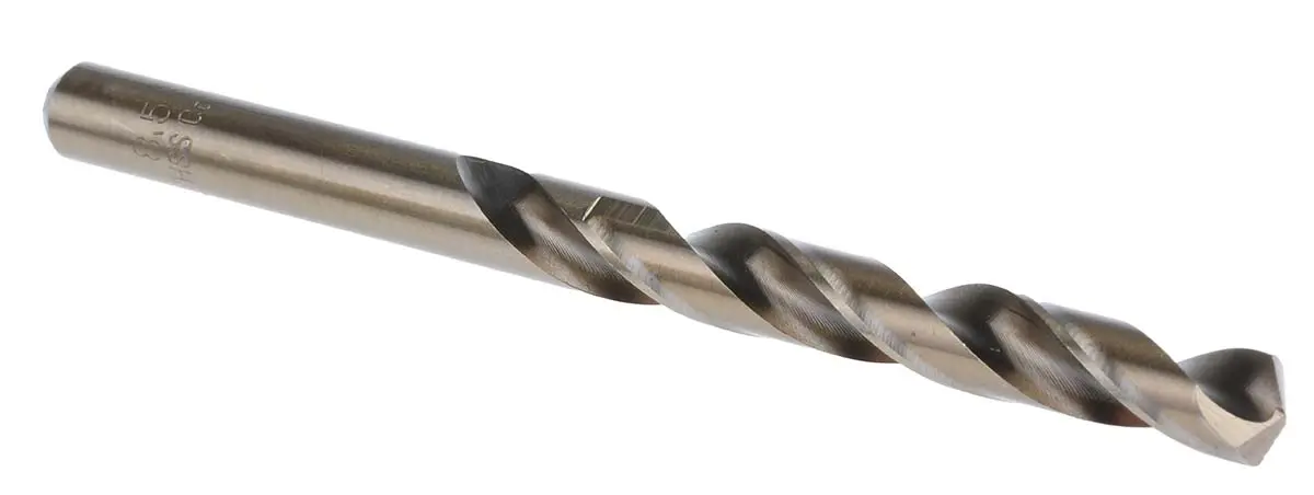Produktfoto 1 von RS PRO Kobalt-HSS x 117 mm 8.5 mm, 10 Stück