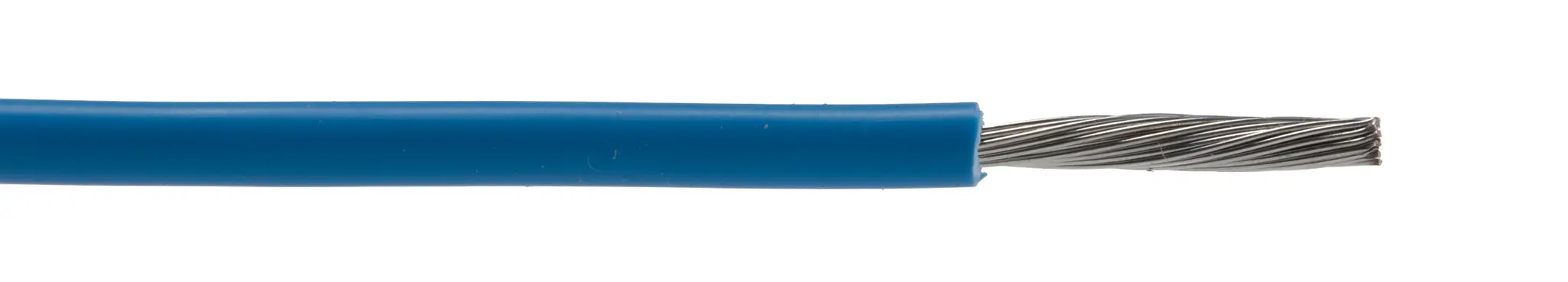 Produktfoto 1 von RS PRO Einzeladerleitung 1,5mm², 16AWG 100m Blau LSNH isoliert Ø 2.6mm 37/0.23mm Litzen