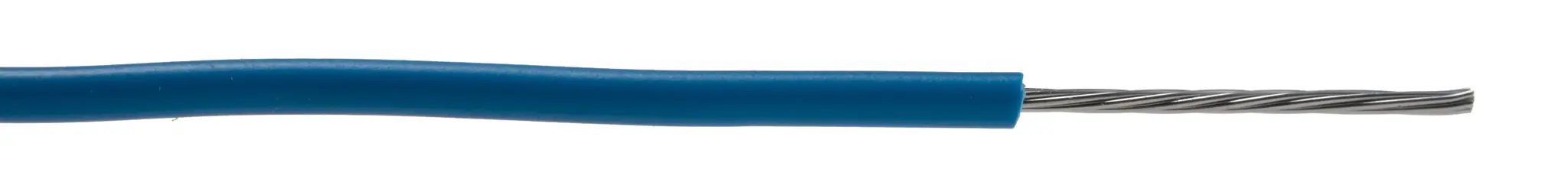 Produktfoto 1 von RS PRO Einzeladerleitung 22AWG, 22AWG 305m Blau PVC isoliert Ø 1.65mm 7/0.25mm Litzen UL1007