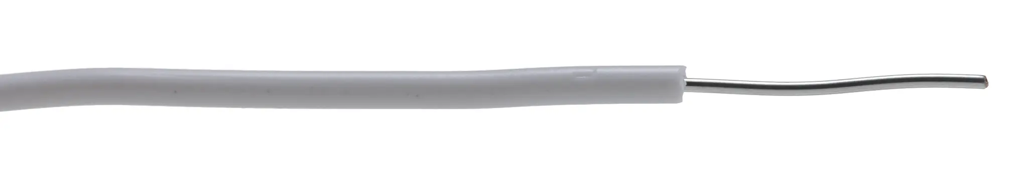 Produktfoto 1 von RS PRO Einzeladerleitung 22AWG, 22AWG 305m Weiß PVC isoliert Ø 1.65mm UL1007