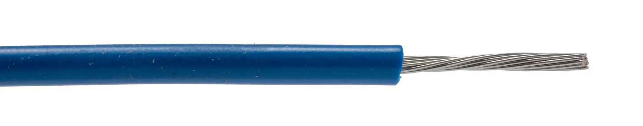 Produktfoto 1 von RS PRO Einzeladerleitung 18AWG, 18AWG 100m Dunkelblau PVC isoliert Ø 2.8mm 16/0.26mm Litzen UL1015