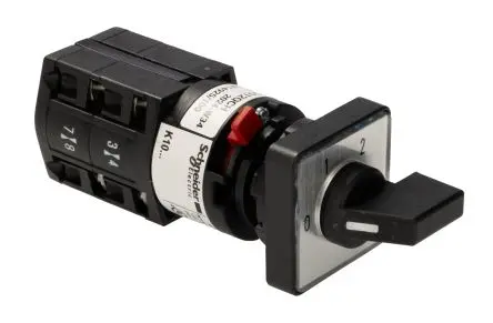 Produktfoto 1 von Schneider Electric K10 Drehschalter Nockenschalter 10 A, 1, 3-phasig, 3-Stufen Griff Schraubanschlussklemme, 60