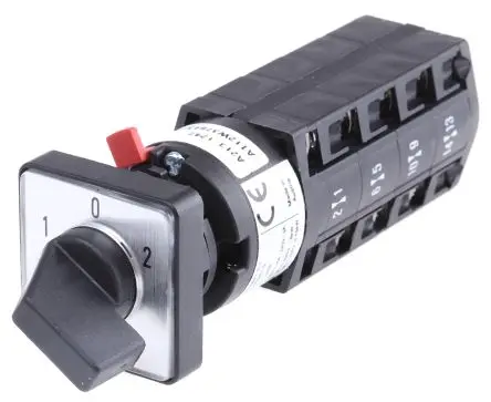 Produktfoto 1 von Schneider Electric K10 Drehschalter Nockenschalter 10 A, 3-phasig, 3-Stufen Griff Schraubanschlussklemme, 60