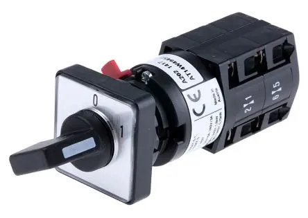Produktfoto 1 von Schneider Electric Drehschalter Nockenschalter, 3-phasig Griff, Rastung Schraube