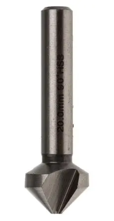 Produktfoto 1 von RS PRO HSS Bohrer Ø 20 mm, 3 Schneiden, 90 ° 1