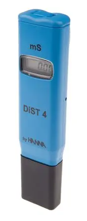 Produktfoto 1 von Hanna Instruments Leitfähigkeitstester bis 19.99ms/cm, ±2 % Batterie 0.01 mS/cm