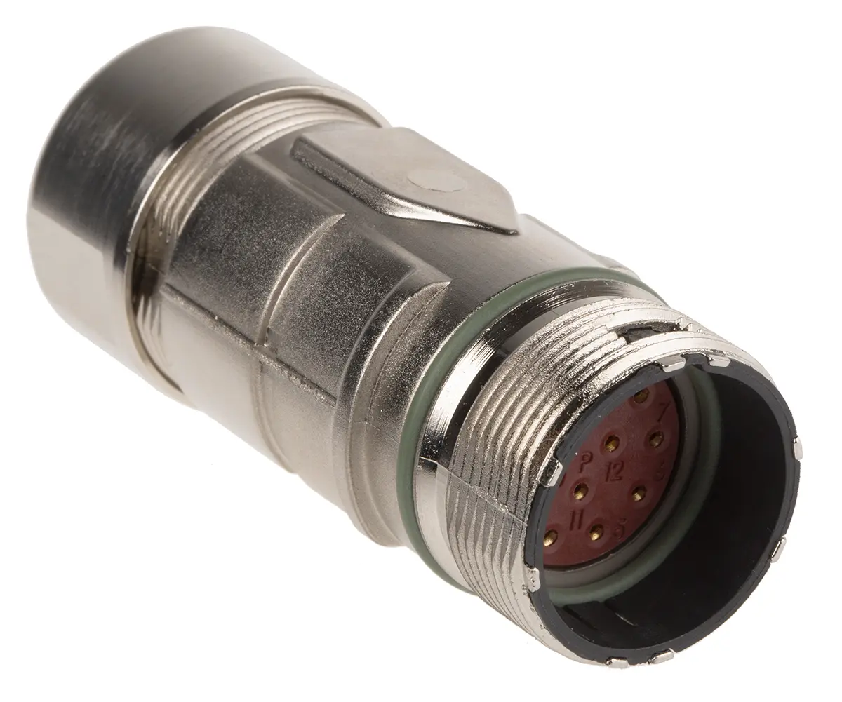 Produktfoto 1 von Lapp SIGNAL M23 M23 M23 Rundsteckverbinder Buchse 12-polig Buchse 7A Kabel IP68