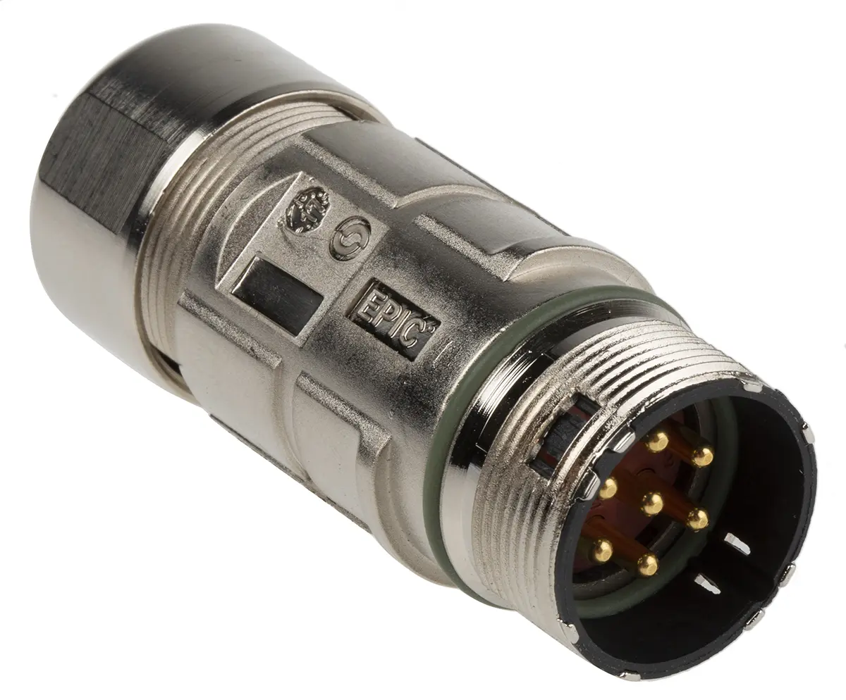 Lapp EPIC CIRCON M23 M23 Rundsteckverbinder Stecker 7-polig Stecker 14A Kabel IP68