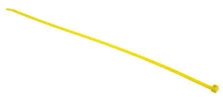 Produktfoto 1 von HellermannTyton T50L Nylon 6.6 Kabelbinder Nicht lösbar Gelb 4.6mm x 390 mm