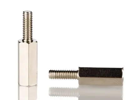 Produktfoto 1 von RS PRO Abstandhalter, Länge 18 mm, Gewindelänge 8 mm, Messing, Sechskant M3 M3, 5 mm 8 mm