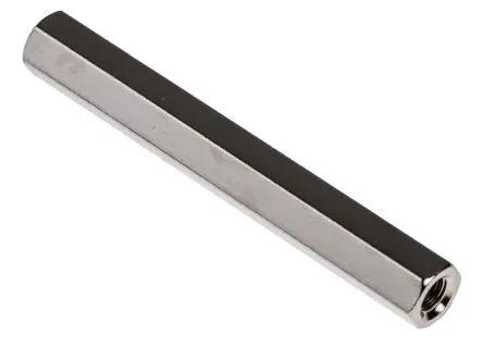 Produktfoto 1 von RS PRO Abstandhalter, Länge 40 mm, Messing, Sechskant M3 M3, 5 mm 40 mm