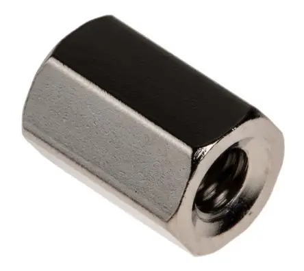 Produktfoto 1 von RS PRO Abstandhalter, Länge 10 mm, Messing, Sechskant M4 M4, 7 mm 10 mm