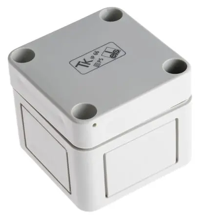 Produktfoto 1 von Spelsberg TK PS; Gehäuse; Polystyrol; Grau; IK07 IP66 Breite 65 mm Höhe 57 mm Länge 65 mm