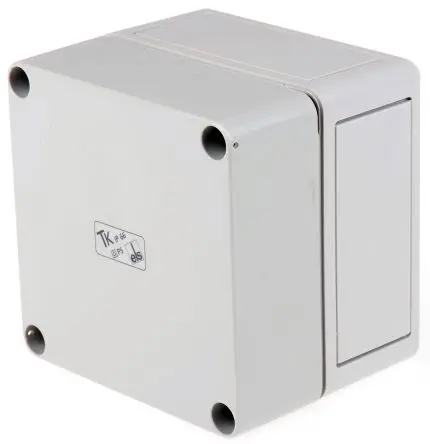 Produktfoto 1 von Spelsberg TK PS; Gehäuse; Polystyrol; Grau; IK07 IP66 Breite 110 mm Höhe 90 mm Länge 110 mm