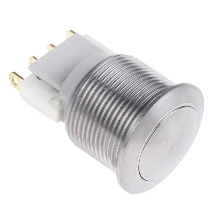 Produktfoto 1 von APEM AV Druckschalter Tastend Panel Ø 19.2 mm, 1-poliger Umschalter / 5A 250 V ac, IP65